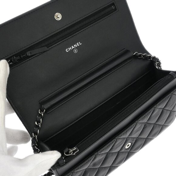 Chanel Calfskin Mademoiselle Lock Icon WOC Wallet on Chain Shoulder Bag 186697 - Picture 6 of 7